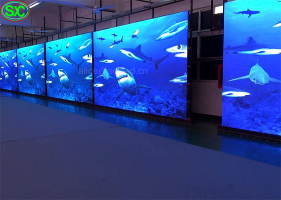 Bon prix L'avant ouvert a mené la location visuelle d'écran P6mm/angle de vue large mené lumineux superbe de panneau d'affichage en ligne