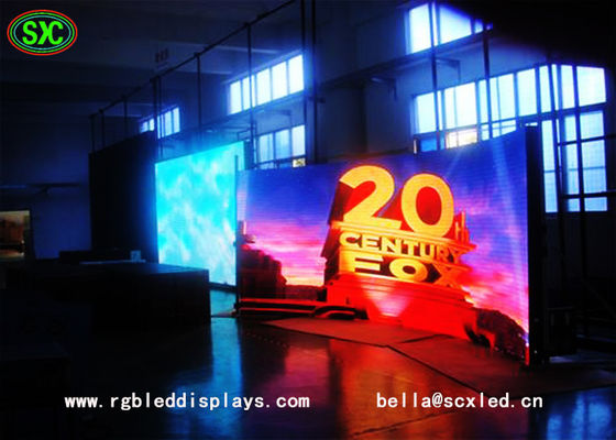 Bon prix L'affichage à LED polychrome de P4.81mm RVB Avec Cabinet de location incurvé de moulage mécanique sous pression en ligne