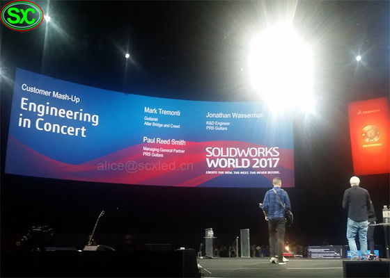 Bon prix La publicité de l'affichage à LED Extérieur de rideau p2.5, panneau incurvé de LED avec le système de nova en ligne