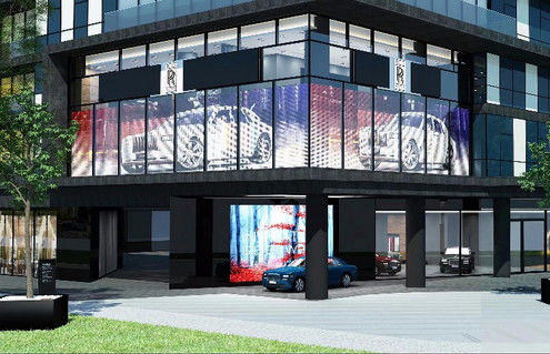 Bon prix Écrans LED de publicité fin 3.91 Armoire de coulée sous pression 500*500 Wifi 3g Contrôle de l'écran LED publicitaire en ligne