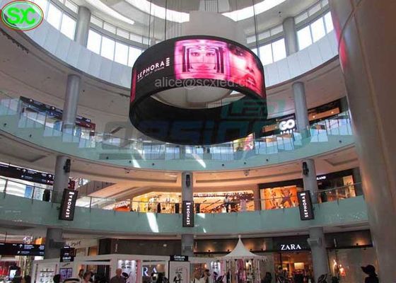 Bon prix Mails flexibles légers de 1R1G1B P5 accrochant l'écran d'affichage à LED en ligne