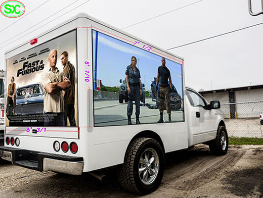 Bon prix Affichage à LED Mobile visuel de camion de P5 RVB, camion annonçant l'écran 3G WIFI de LED en ligne