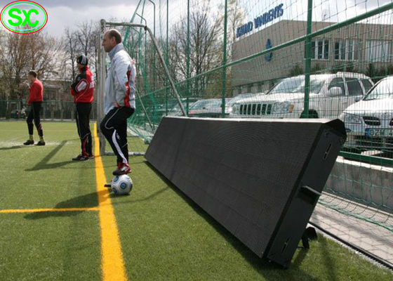 Bon prix Le stade visuel de périmètre de publicité a mené des écrans de visualisation avec le masque protecteur mou en ligne