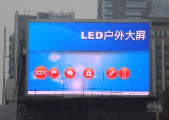 Bon prix Affichage LED extérieur en aluminium en pleine couleur pour la publicité 10 mm Pixel Pitch 3 pour les stations en ligne