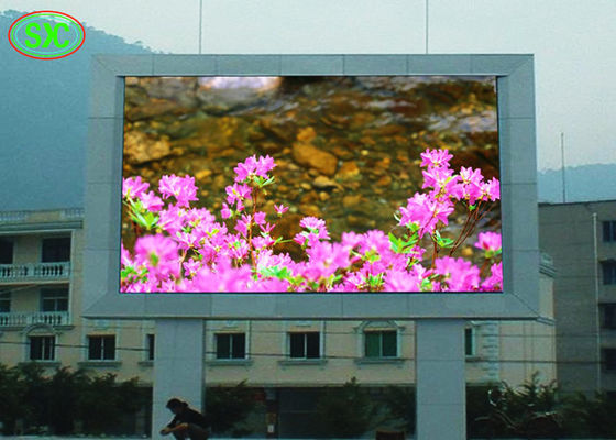 Bon prix Écran de publicité mené extérieur de l'immersion P10 pour l'installation fixe, signes de publicité menés extérieurs d'intense luminosité en ligne