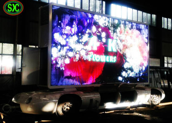 Bon prix Affichage LED mobile extérieur pour camion, remorque / écran publicitaire LED mobile monté sur camion En ligne