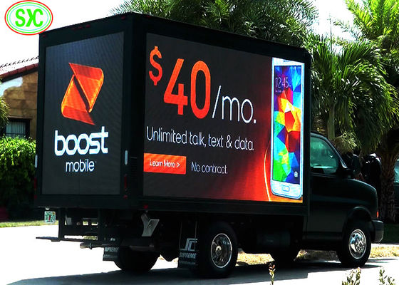 Bon prix Le Nigéria a adapté l'écran aux besoins du client mobile d'affichage à LED du camion P4.81 favorable à l'environnement en ligne