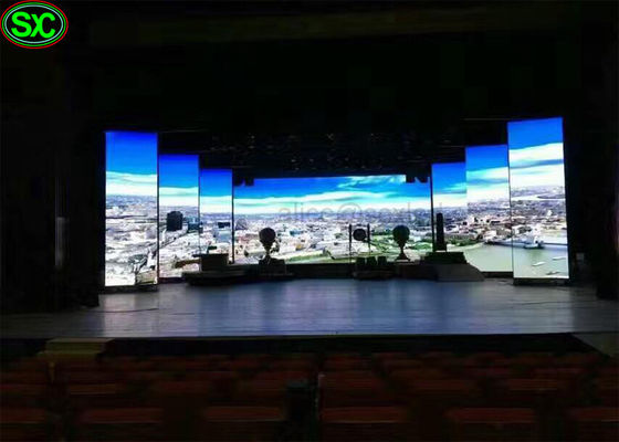 Bon prix Affichage à LED De location du Super Slim P3.91 d'intérieur pour le fond d'étape en ligne