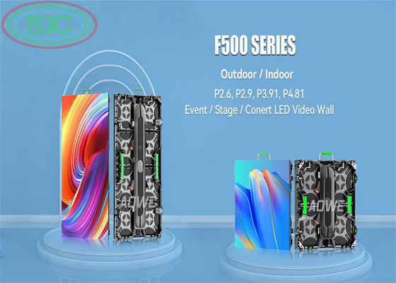 P3.91 Scène intérieure Full Color Location Écran mural vidéo LED 250x250mm