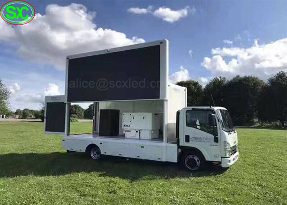 Bon prix P5 signe mobile d'écran de publicité commerciale d'affichage du camion LED TV en ligne