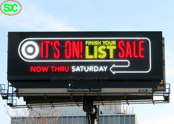 RVB ultra mince P6 P8 IP65 a mené des panneaux d'affichage de publicité avec la garantie 3-*Year