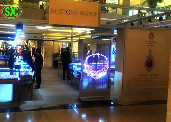 Bon prix SMD2121 la publicité d'écran transparente du kinglight LED/écran transparent d'affiche en ligne