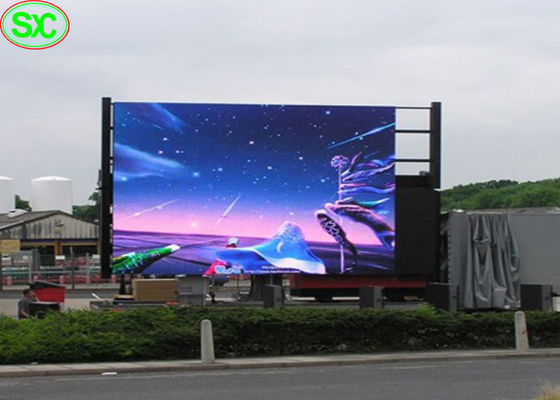 Bon prix L'écran polychrome de la publicité de P10 LED, haute extérieure d'affichage menée par technologie de RVB la vitesse de régénération en ligne