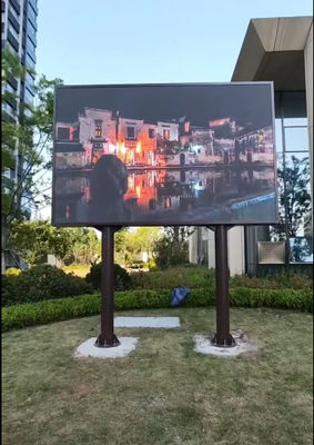 Bon prix P8 Écran d'aluminium de coulée sous pression à couleur complète pour la publicité extérieure en ligne