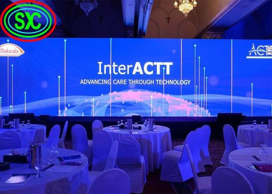 Bon prix P6 Écran de location LED couleur entière intérieur, affichage LED publicitaire Epistar LED Chip en ligne