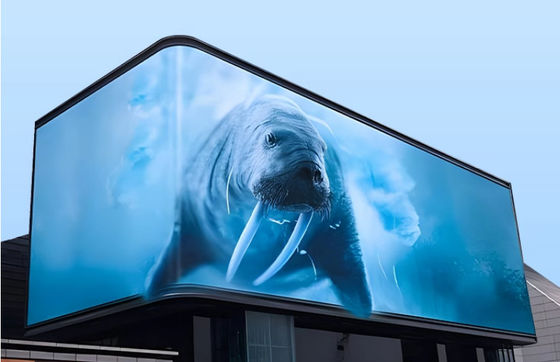Bon prix P2.5 p2.6 P3.91 Groupe de films flexibles écran publicitaire 3D panneau d'affichage LED en ligne