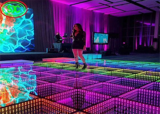 Bon prix Tonch SMD3535 Son actif Dj Led Disco Dance Floor Panneaux de faisceau blanc chaud en ligne