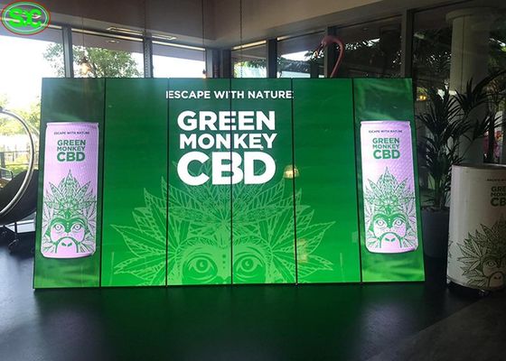 Matériel de panneau d'aluminium Écrans LED publicitaires avec puces LED SMD2121 pour des stratégies de marketing efficaces