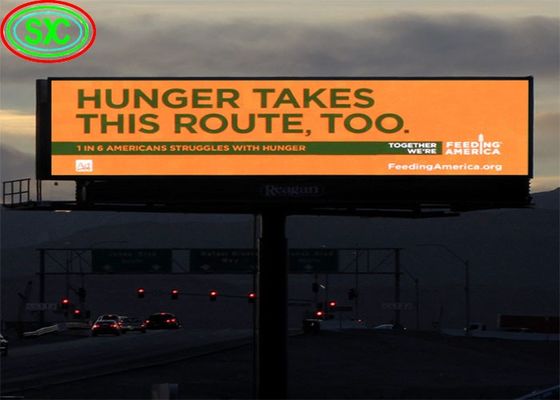 R 625-630nm Paramètre LED Panneaux d'affichage à LED pour la publicité extérieure