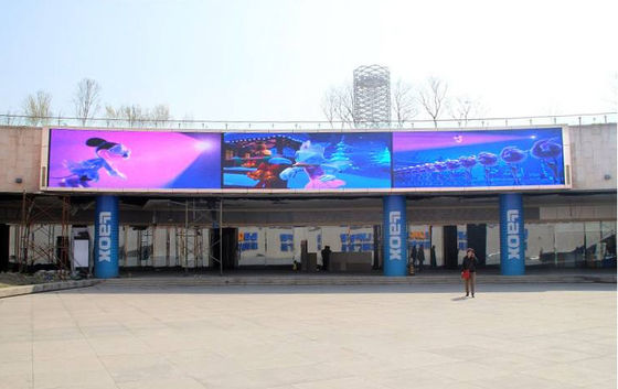 Bon prix P10 panneau d'affichage LED à couleur HD NOVA conrrol BIG display écran LED publicitaire En ligne