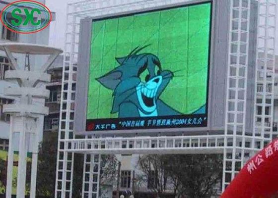 Bon prix Plein couleur P6 bâtiment extérieur rue panneau d'affichage mur vidéo grand écran d'affichage publicitaire LED en ligne