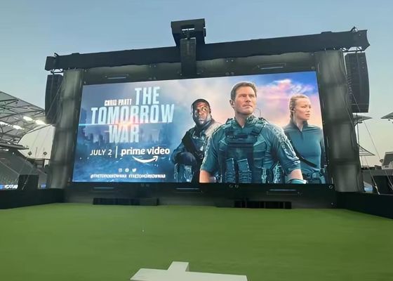 SMD P4 extérieur haute luminosité LED à couleur complète affichage publicitaire vidéo mur imperméable à l'eau haute densité de points 62500