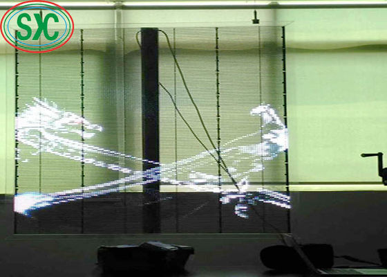 Bon prix Écran LED transparent à couleur complète à haute luminosité SMD2525 IP54 en ligne