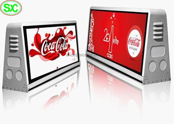 Bon prix Affichage de panneaux de signalisation LED de voiture en plein air en couleur P5 avec écran vidéo LED avec armoire en aluminium en ligne