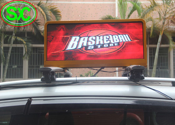 Bon prix L'affichage de signe de la voiture LED de P6 LED avec le toit à télécommande du taxi 4G a mené l'affichage en ligne