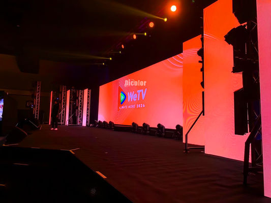 L'affichage à LED Polychrome extérieur de puce d'Epistar interviewe le Cabinet du signe IP65 de mur