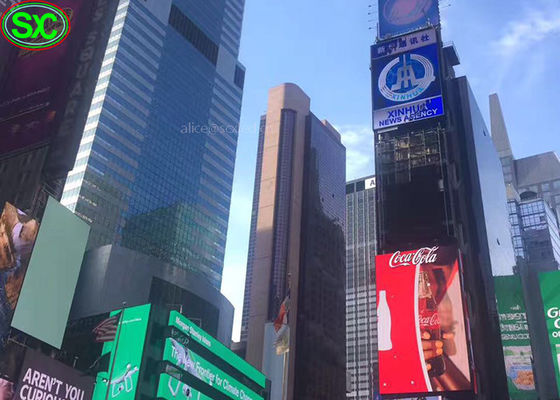 La grande publicité extérieure de publicité menée des écrans P10 a mené le panneau des écrans de visualisation TV