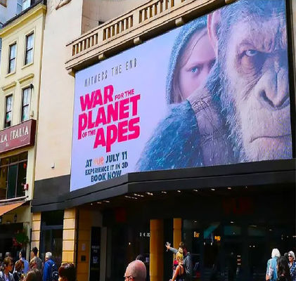 Publicité extérieure et score Écran de panneau d'affichage LED imperméable à l'eau avec capacité de couleur complète