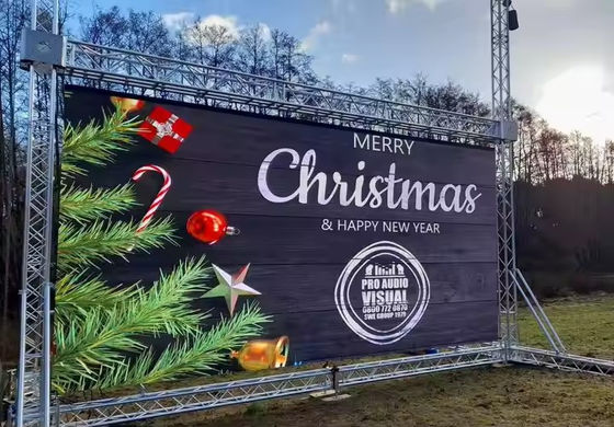 Écrans LED avec une tension d'entrée de 50/60 Hz et un module SMD LED de 250x250 mm