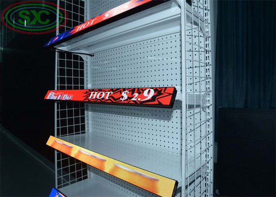Bon prix Exquis panneau LED petit pixel de hauteur X1.876 étagère affichage LED LED bande pour les magasins ou les supermarchés en ligne