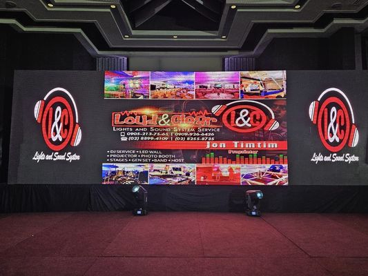 Affichage LED haute résolution avec luminosité de 1000CD/m2 et densité de 640000 points/m2