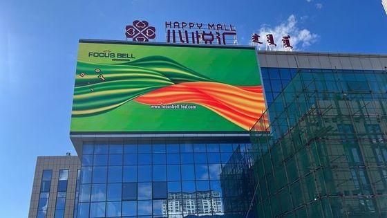 Bon prix Écran d'affichage LED plein couleur P10 résistant à l'eau en extérieur Affichage publicitaire avec colonne en ligne