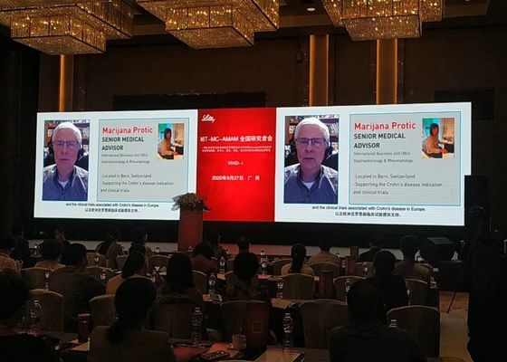 Location du meilleur projecteur d'affichage de location 500*500mm/500x1000mm Taille du panneau 3000 1 Ratio de contraste