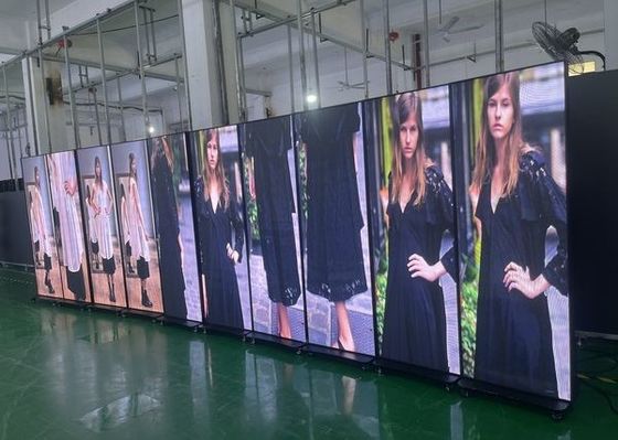 Bon prix Écran LED publicitaire en aluminium avec configuration de couleur 1R1G1B en ligne