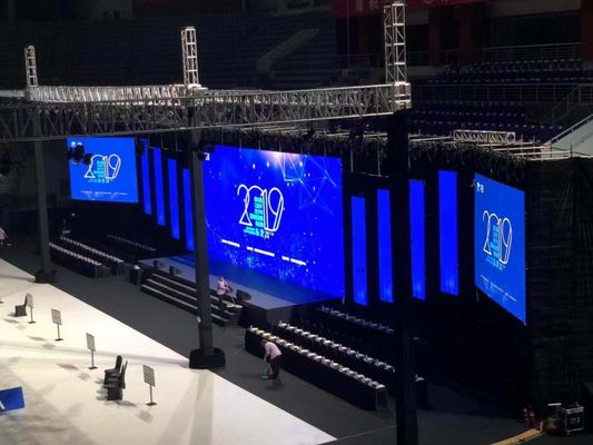 Unité d'affichage LED RVB de 5500 luminosité pour une température de fonctionnement de -12/50 et durable