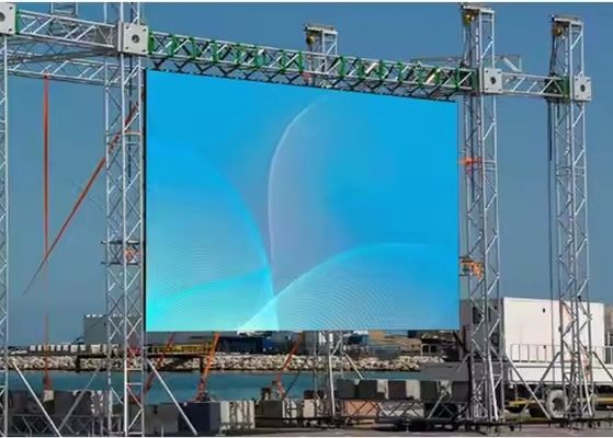 Bon prix Écran LED plein couleur extérieur P8 fixe imperméable à l'eau IP65 1/16 Mode de balayage en ligne