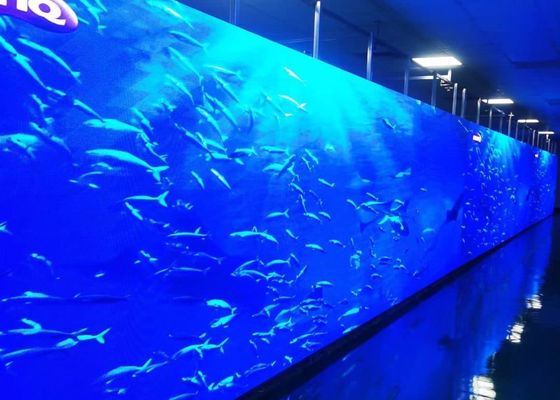 Bon prix P4 Écran mural vidéo LED couleur entière intérieur 4 mm SMD2121 IP43 Armoire en aluminium en ligne