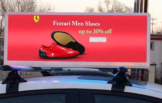 Écran LED de véhicule standard CE/ROHS/FCC/ISO2001 Parfait pour la fonction d'affichage des symboles