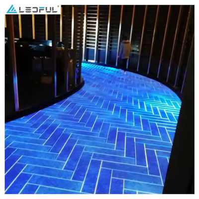 Bon prix Epistar P4.81 SMD Full Color LED Floor Tile Screen 3 ans de garantie étanche à l'eau En ligne