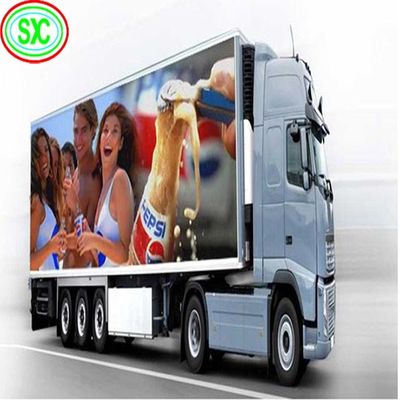 Bon prix Affichage à LED de camion mobile de haute luminosité 5000-8000 nits avec 320*160mm Taille du module et 2727 lampes au choix en ligne