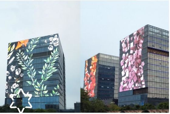 Type de LED SMD2121 Écran numérique transparent pour et poids du module 0,2 KG/PC