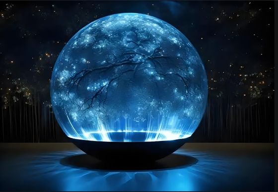 Écran LED à sphère IP43 étanche à l'eau Installation facile et tension DC5V