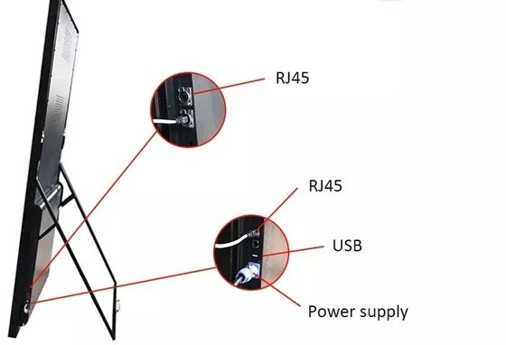 Affichage d'affiche LED en aluminium avec pas de 2,5 mm et module de 320x160 mm