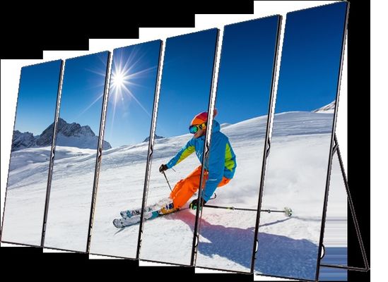 Affichage d'affiche LED de 320x160 mm 1R1G1B Configuration de couleur 680x2000mm Taille de l'écran pour les exigences du client