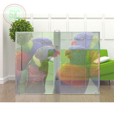 Écran LED transparent à performance visuelle supérieure SMD2121 G7.82-7.82 avec méthode de conduite