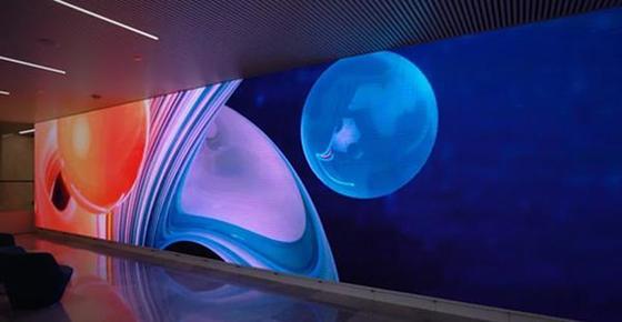 Module de carte d'affichage LED haute définition Résolution 256*128 Densité 640000 points/m2 avec affichage de résolution